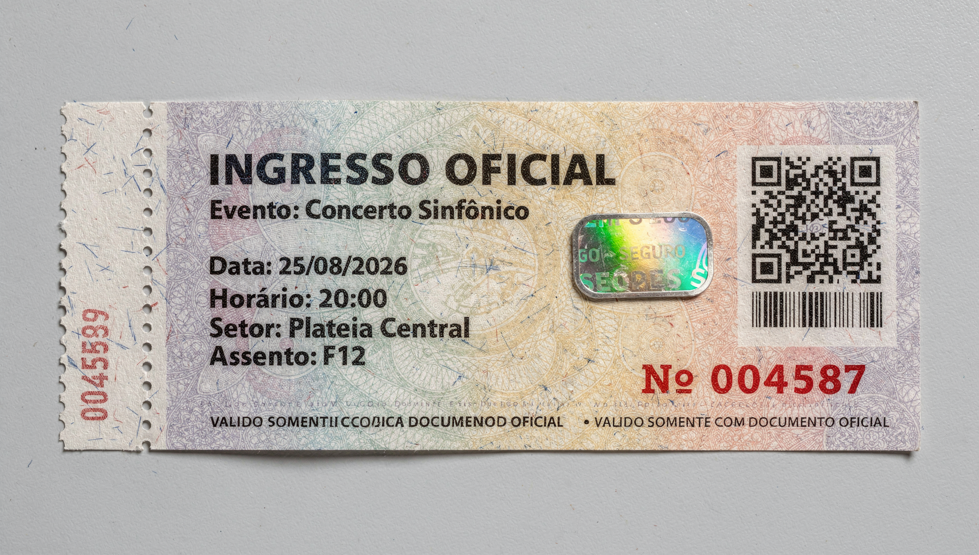 INGRESSOS DE SEGURANÇA